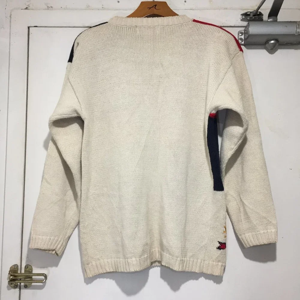 VINTAGE PETITE SOPHISTICATE EMBROIDERED SWEATERS SIZE 8P - Picture 3 of 7